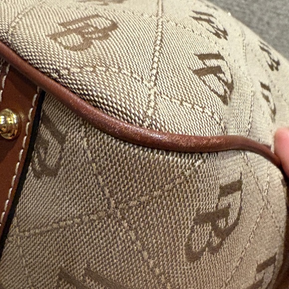 Dooney and Bourke Vintage Signature Canvas Tote - Picture 14 of 17